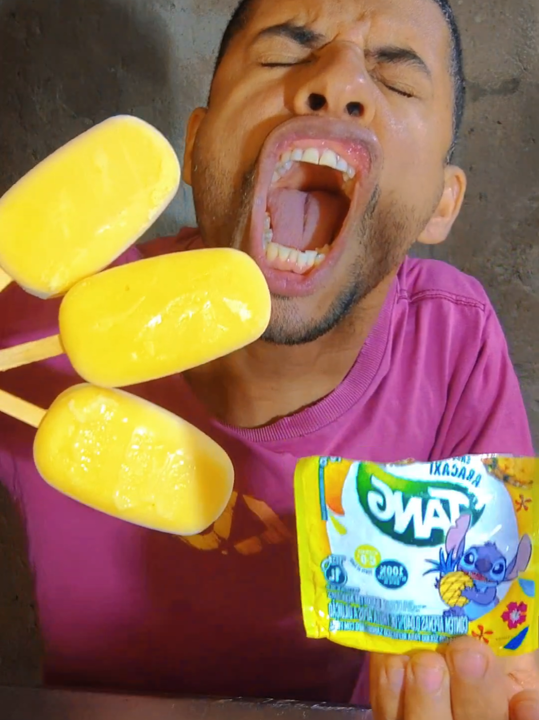 Picolé de Gema Do STITCH LILO 