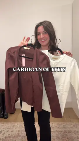 6 different cardi outfits for winter! ❄️ check my 🔗 on my 📝!! #cardigan #cardiganoutfit #cardiganstyle #cybermondaydeals #amazonfashionfinds 