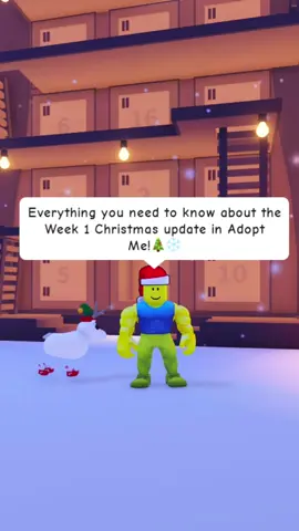 🎄Everything about the Week 1 Christmas Update in Adopt Me!#roblox #adoptme #christmas #adoptmetrading #christmasegg 