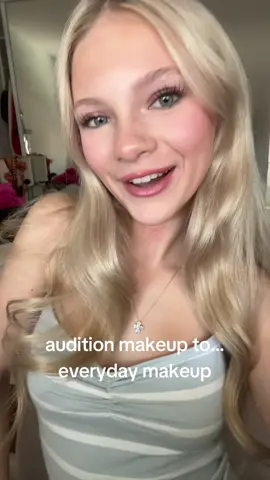 i think its a pretty drastic change #makeup #transition #fyp 