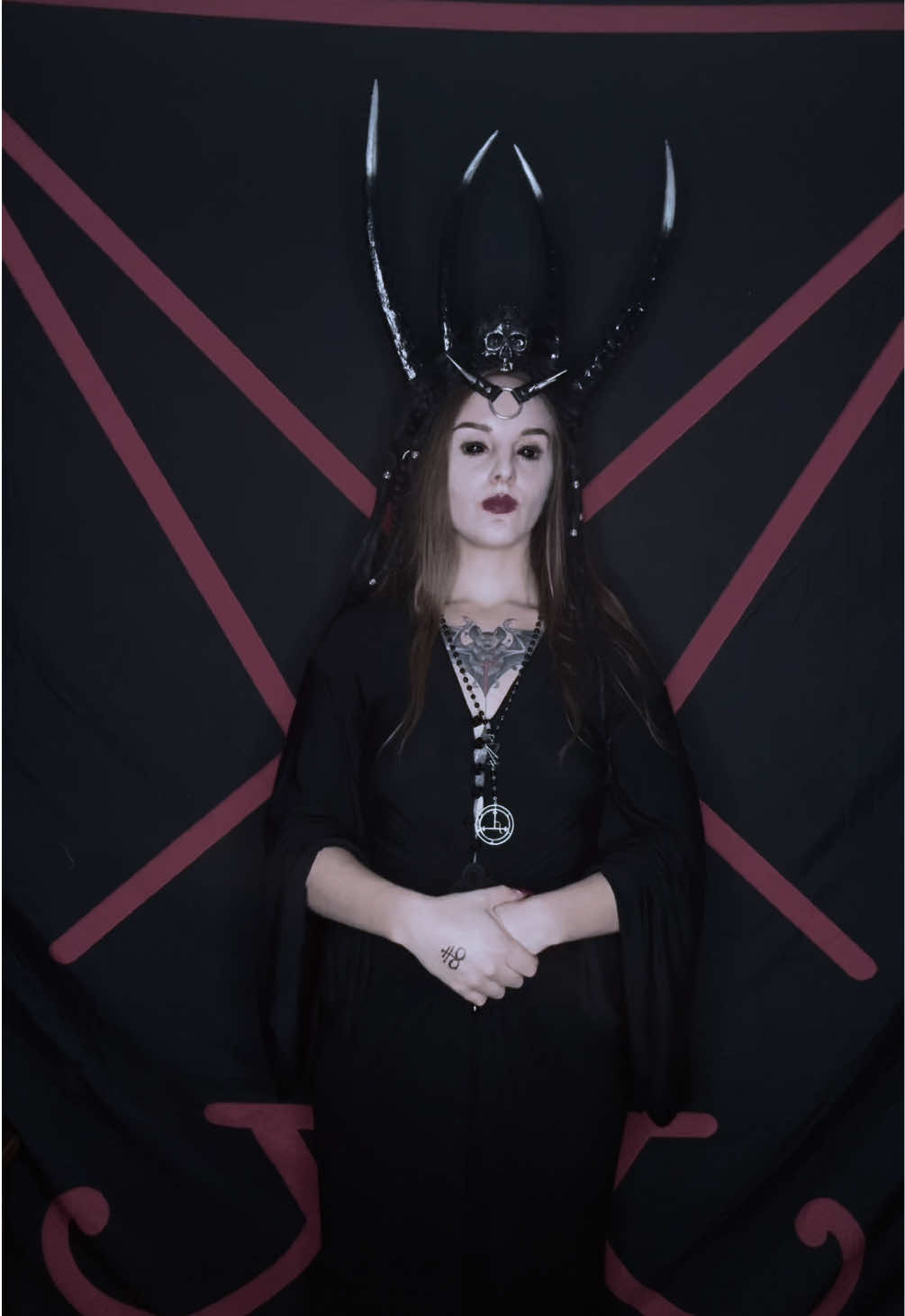 Ave 𖤐 #satanism #luciferian #demontok #witch #lucifer 