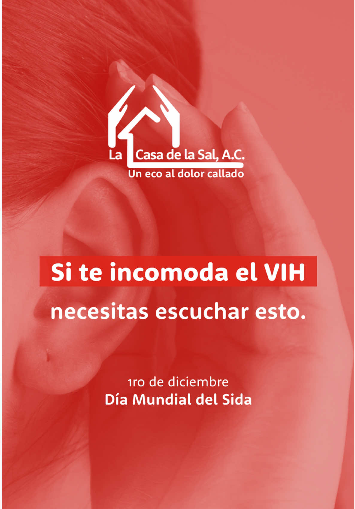 ✨Conmemorando el Día Mundial del Sida, te compartimos esta información valiosa, porque aunque estamos en pleno 2025, todavía hay personas que cargan con ideas de los años 80: ideas que duelen, que estigmatizan y que ya no representan la vida real de quienes viven con VIH.❤️‍🩹 Hoy más que nunca es momento de abrir el corazón, informarnos y acompañar sin prejuicios todos los días.🫂 #vih #sida #discriminacion #lacasadelasal 