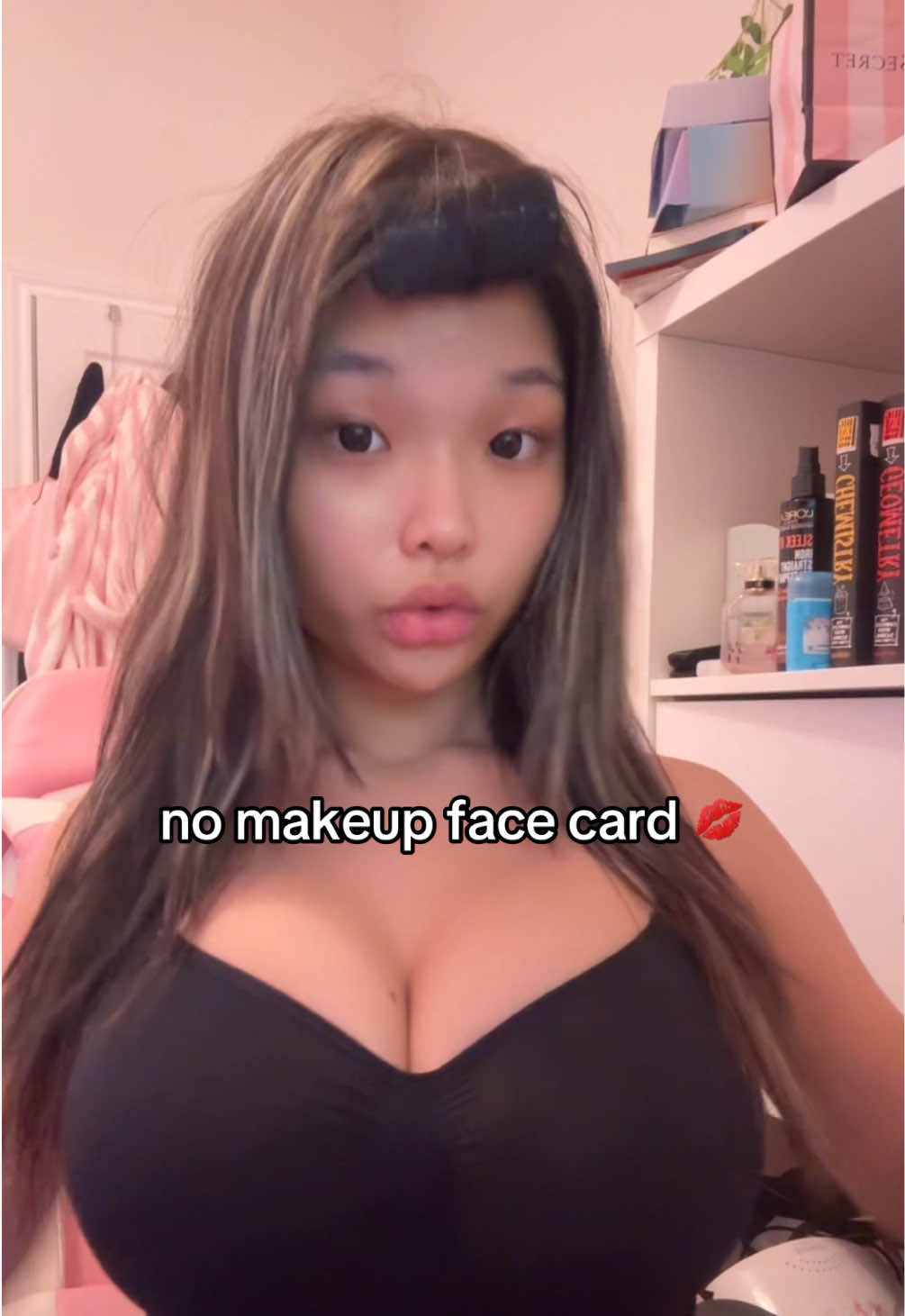 unfortunately i look cuter without makeup on #nomakeup #asian #viral #fyp 