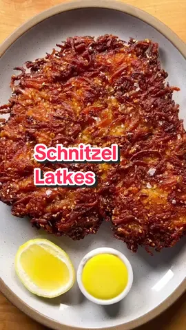 schnitzel latkes — better latkes: episode 1 #latkes #cooking #Recipe #asmr #food 