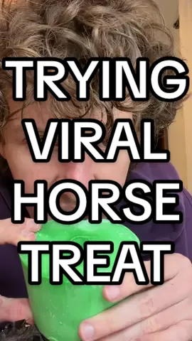 TRYING VIRAL HORSE TREAT