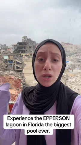 Experience the EPPERSON lagoon in Florida the biggest pool ever.#eppersonlagoonflorida #halloweencostume #halloweenmakeup #foryou #fyp 