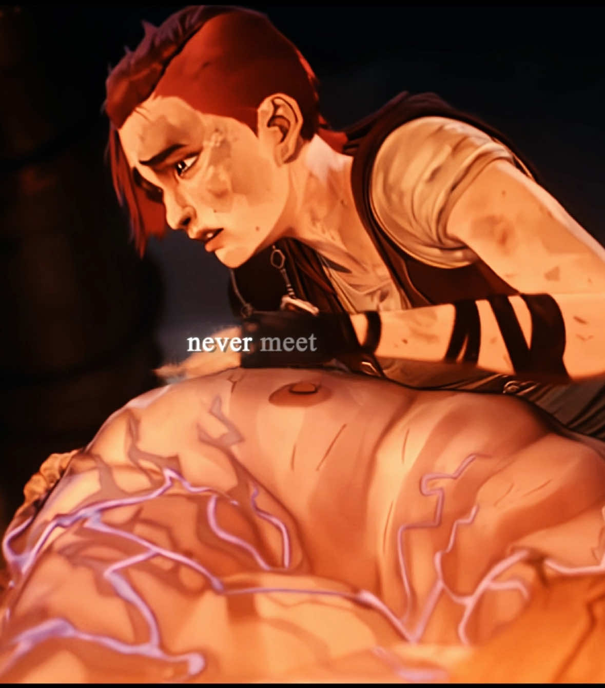 vander’s prodigy🙁 i miss them so much, vander come back please — started this edit a week ago and just last night finished the text on it so enjoy!!! // #vfxfearstreetgg #arcane #viarcane #vanderarcane #fyp 