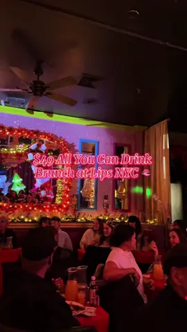 Looking for a #brunch deal like no other + incredible drag show in #NYC ? 🥳🥂 You HAVE TO check out #LipsNYC in midtown. They have been around for 25+ years & the ladies put on a spectacular performance! 💃 For $49 you can get a brunch entree & unlimited mimosas and bloody mary's for the whole show! Plus they have fun cocktails too. 🍹🍸#Celebrate your next event at Lips & book your seats now! #nyc @Mustard Food App 