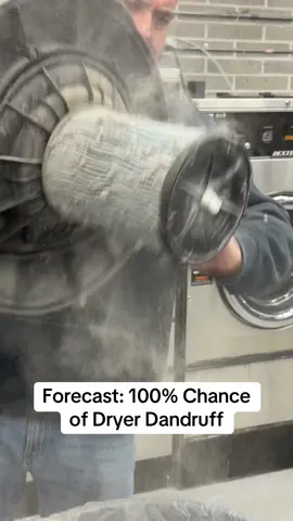 Tapped it… instant lint blizzard. #laundry #clean #lintcleaning #cleaningtiktok #laundromat 
