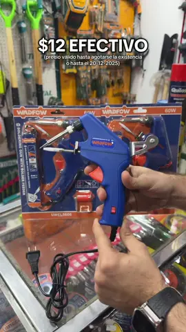 🔥 PISTOLA DE SOLDAR WADFOW 60W CON ALIMENTADOR DE ESTAÑO ⚡ 1️⃣ Alimentador Automático: Incorpora un mecanismo para el alimentar el estaño con un dedo. 👌 ¡Trabajo con una sola mano, rápido y cómodo! 2️⃣ Potencia: 60W de potencia para un precalentamiento rápido (1-2 minutos). 🚀 ¡Lista para soldar en poco tiempo! 3️⃣ Control: Diseño tipo pistola con gatillo de encendido (Power Switch). 🎯 ¡Control total de la temperatura en el punto de soldadura! 4️⃣ Comodidad: Mango de agarre suave (Soft Grip) y punta de larga vida útil (Long Life). 🛡️ ¡Comodidad y durabilidad en tu mano! 5️⃣ Conexión: Voltaje de 110V-120V (50/60 Hz). 🔌 ¡Conexión compatible con el hogar y el taller! ✨ ¡Soldadura precisa y con una sola mano! El alimentador de estaño WADFOW te hace la vida más fácil. 😉 📍 Visítanos en nuestra tienda física: Caracas, La Candelaria, Av. Este 3, una cuadra antes de la E/S La Estrella. (Dos locales antes de la parte trasera de Casa Bera). 📲 Escríbenos al WhatsApp: 04129970345 / 04129005906 #caracas #herramientas #soldering #tools #soldadura 