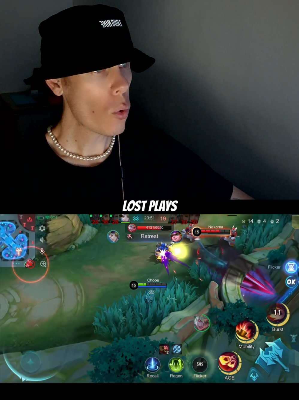 @Choou Harley no cooldown? 😳 #mlbbhighlights #mobilelegends #mlbb #lostplays 