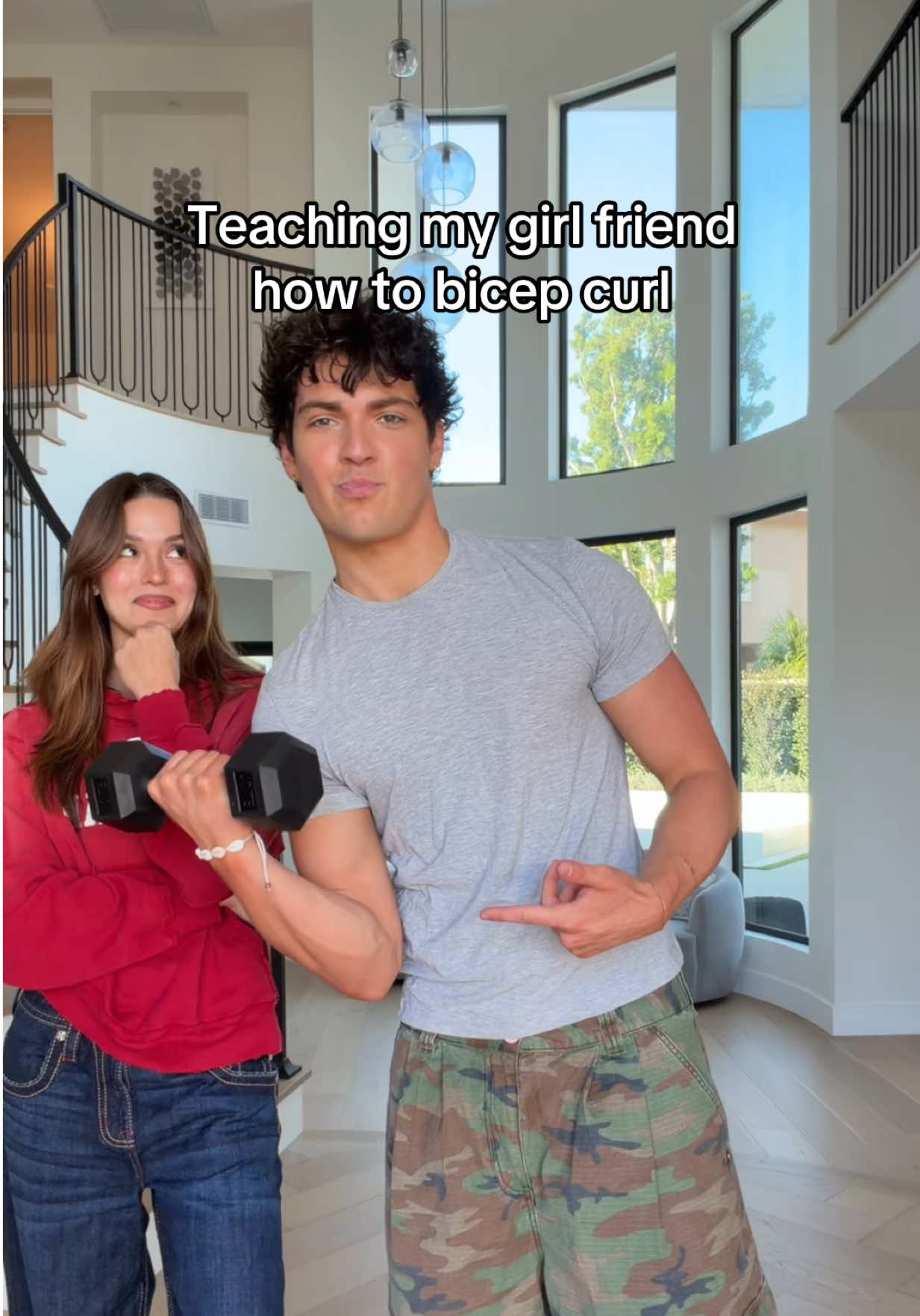 Take notes @michellejenae #foryou #trend #blowthisup #fyp #howtobicepcurl 