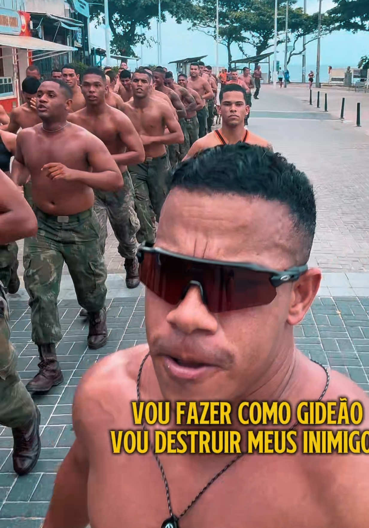 Fuzileiros correndo no Porto da Barra, Salvador Bahia #cancoesdetfm #fuzileironaval 