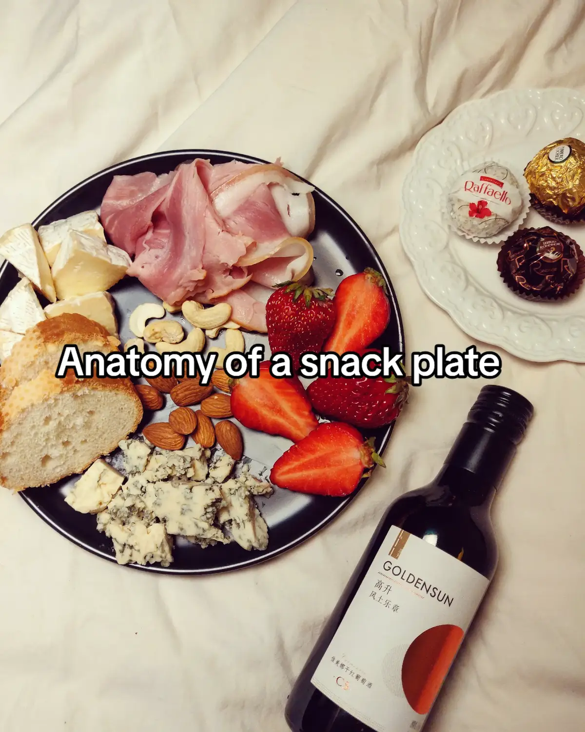 #girldinner #capsuni #prosciutto #branza #cemananc 