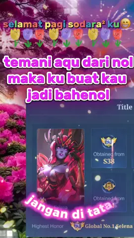 s3lam4t PaG1 sAud4Ra Qu 😭@mobilelegends_id #MLBBbuzz #livehighlights #tiktoklive #MLBB #ELNGIDE  