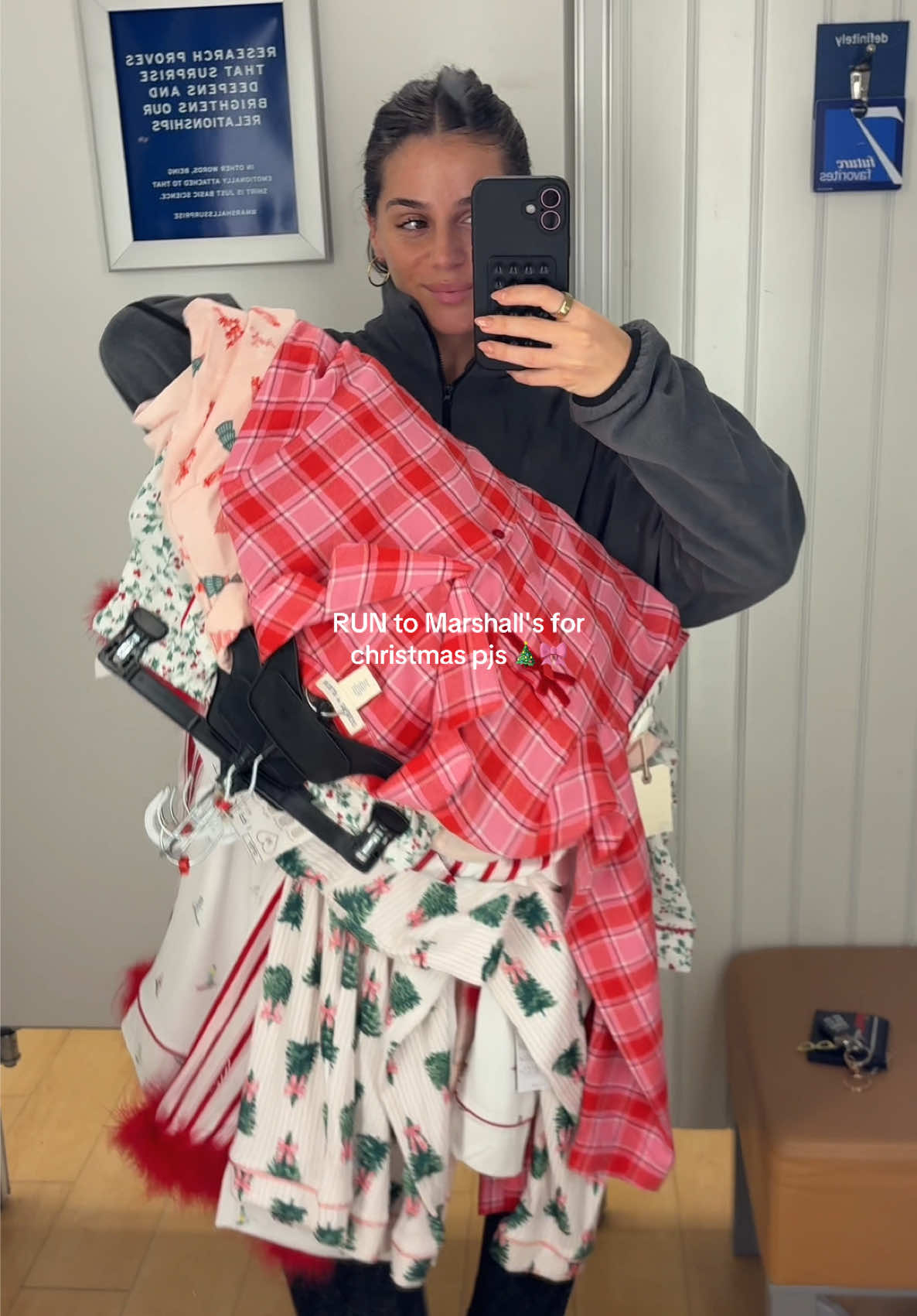 took everything in me to not buy them all🛍️💞 #marshalls ##marshallsfinds #christmaspjs #tjmaxx #pinkchristmas 