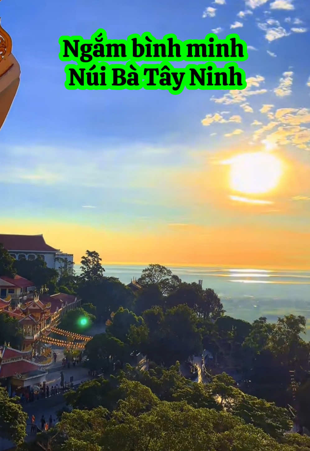 Bình minh thật đẹp tại Núi Bà Đen Tây Ninh #binhminh #nuibaden #tayninh #xh #suhuongtiktok2025 #thinhhanh 