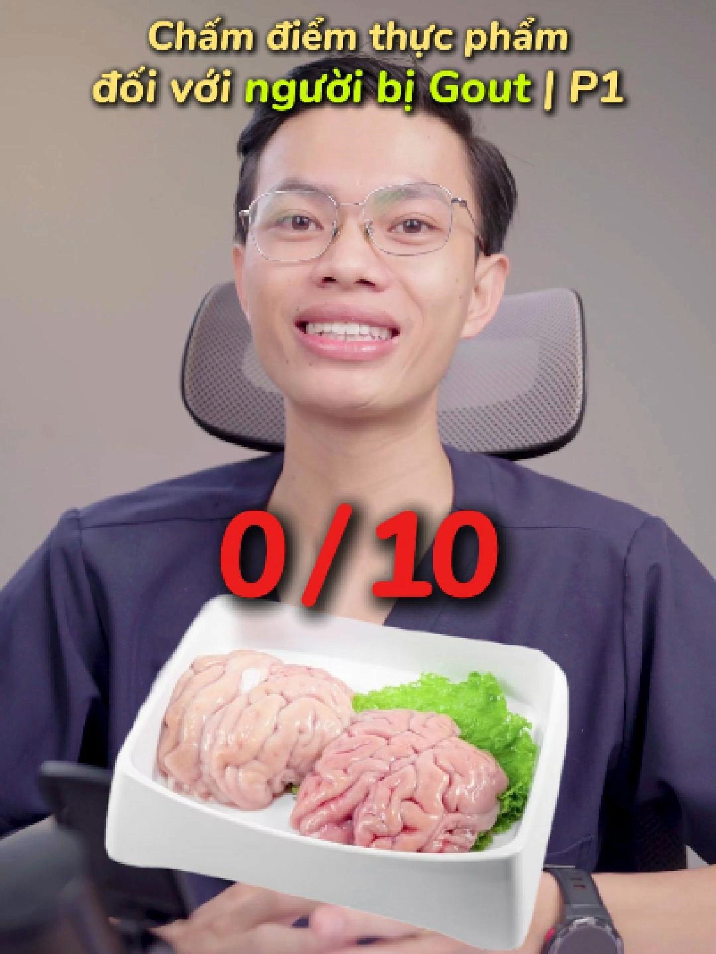 Chấm điểm thực phẩm đối với người bị Gout | P1 #thucpham #gout #bacsibien