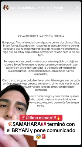 #greenscreen Último minuto!!! El chisme pudo más😬Ig:josepastord💥 #samaharalobaton #peruanos #fyp 