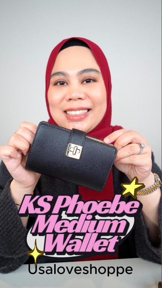 🖤 Elegant & classic

Kate Spade Phoebe Medium Wallet in Black — sleek, timeless, and beautifully crafted.
Perfect size with multiple card slots, note compartments & a secure zip pocket.
A sophisticated everyday wallet you’ll use for years.
RM399 ✨ 