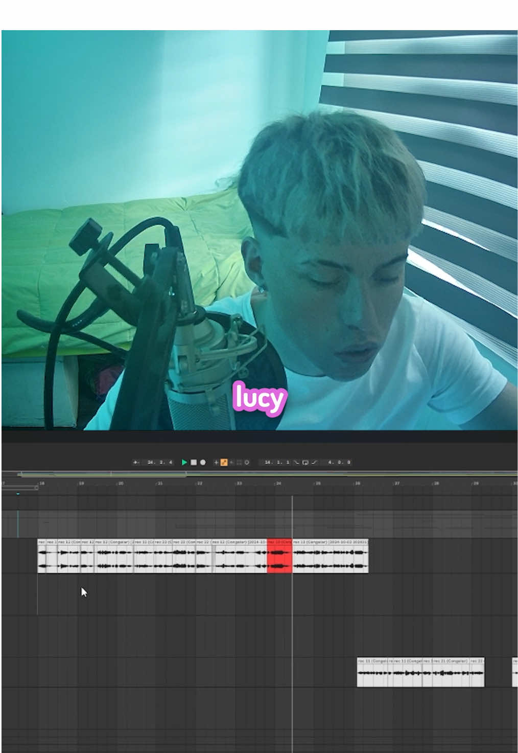 como poner reverb en voces👀🔒  todo esto en mi template de voces 💿