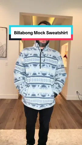 Billabong Boundry Mock Fleece Sweatshirt #sweatshirt #fleece #tiktokshopholidayhaul #tiktokshopcreatorpicks 