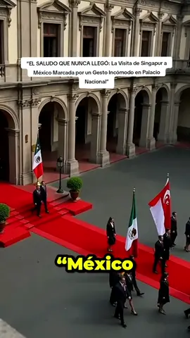 “EL SALUDO QUE NUNCA LLEGÓ: La Visita de Singapur a México Marcada por un Gesto Incómodo en Palacio Nacional” #mexiconews #ClaudiaSheinbaum #Singapur #diplomacia #viral 