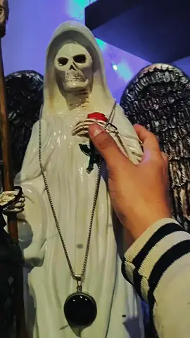 Oracion de la noche 🙏🏻💀🌙  #santamuerte #brujeria #santamuertetiktokcheck #santamuerteculto #santamuerteoraciones 