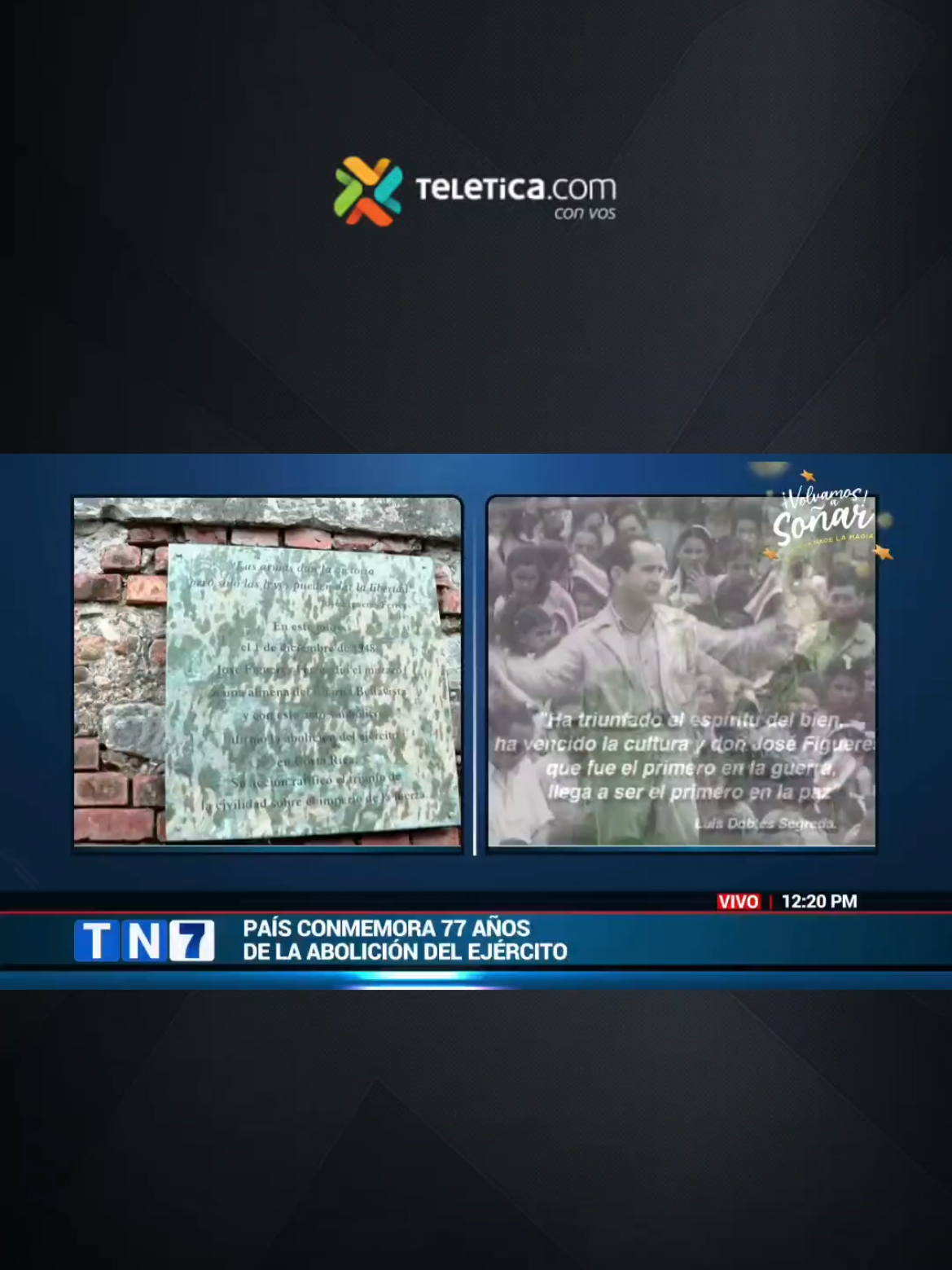 El país conmemora 77 años de la abolición del Ejercito de Costara Rica Más información en Teletica.com. #CostaRica #Nacional