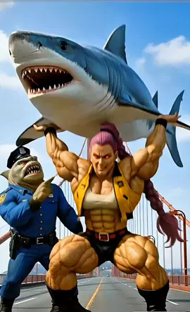 Kpop demon hunters muscular lifting animal brainrot 🦈💪🤯 #tralalerotralala #italianbrainrot #brainrot #tungtungtungsahur #tralala 