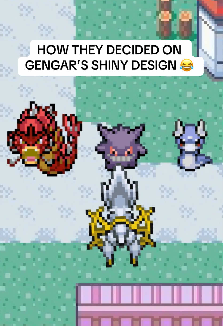 The day they decided on shiny Gengar’s color 😂 #pokemon #pokémon #ashketchum #pikachu #gumbino 