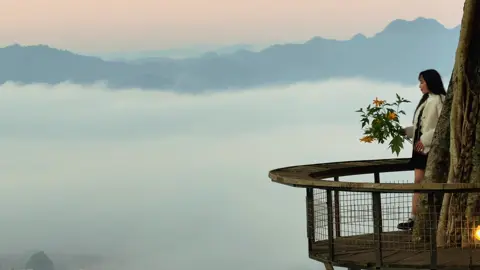 Khi mu náu Farm có mây #munaufarm #motchutbinhyen🍀 #dulich 