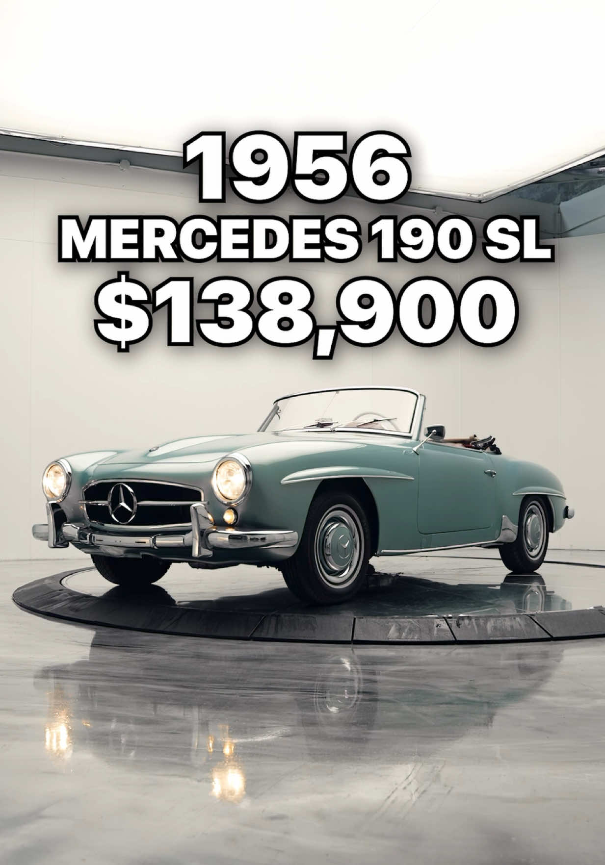 One of the all time Greats😍 This ‘56 190SL Convertible just landed and is ready to find its new home! 🙌 Coming with over $18K in receipts, there isn’t a FLAW to be seen seen on this SL🤝 Head online for the full listing — now LIVE!💻 #classiccars #classicmercedes #classiccaredits #190sl #collectorcars   