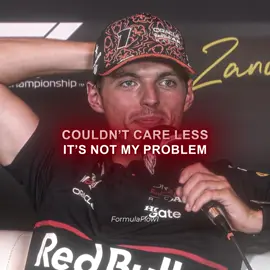 ”Couldn’t care less”☠️🙏🏎️#f1 #maxverstappen #f1edit #fyp #formula1 