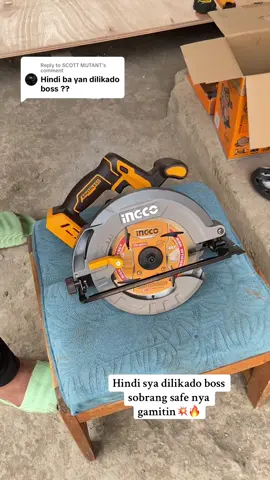 Replying to @SCOTT MUTANT sobrang safe gamitin tong INGCO Cordless Circular Saw natin💥🔥 #ingco #circularsaw #cordlesssaw #viralvideo #fyp #highlight #fypシ゚ #viraltiktok #highlyrecommended #millionviews #christmasgift 