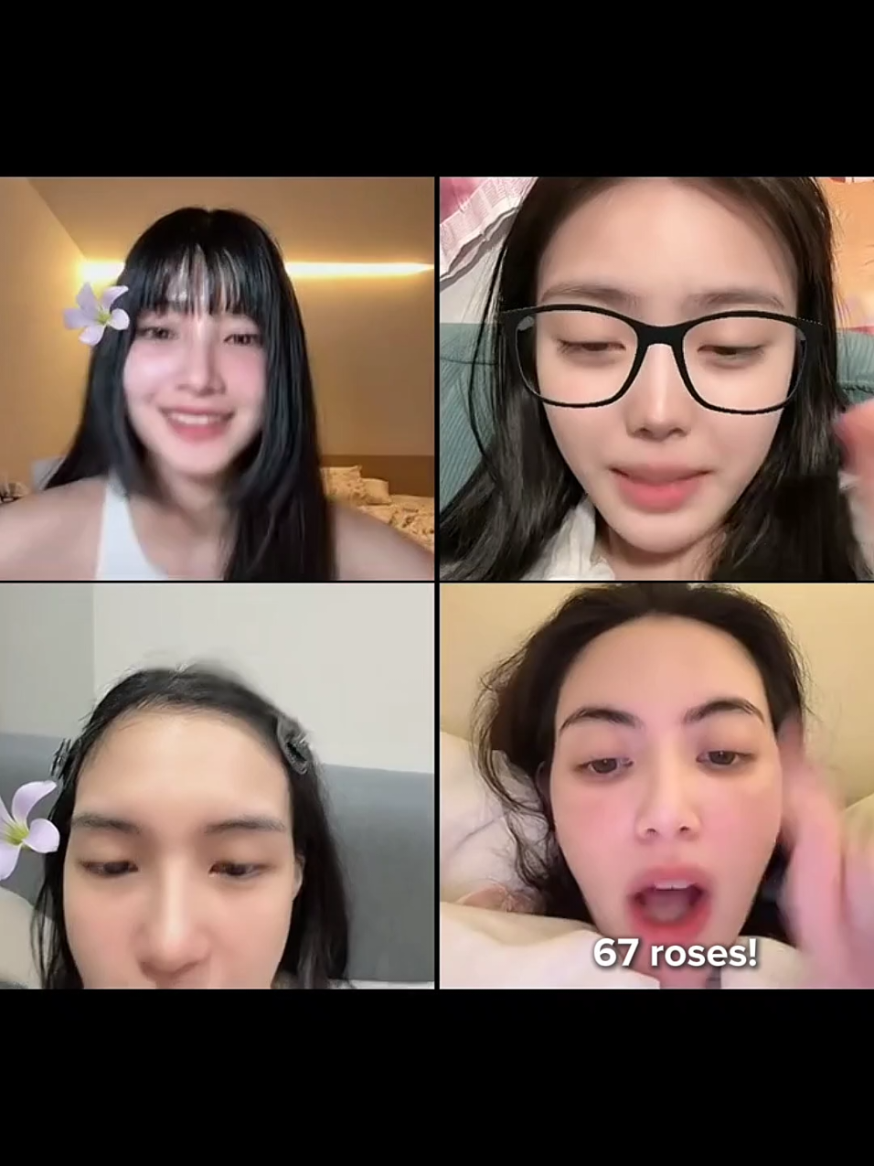 It's P'Mai and Arhoung against BleJie and a fish HAHAHA!  @mable_siriwalee  @แป้งจี่ชอบกินเคบับ  @arhounghoung  @Davikah Channel  #mable_siriwalee  #pangjiewr  #arhoung  #blejie  #clairebell 