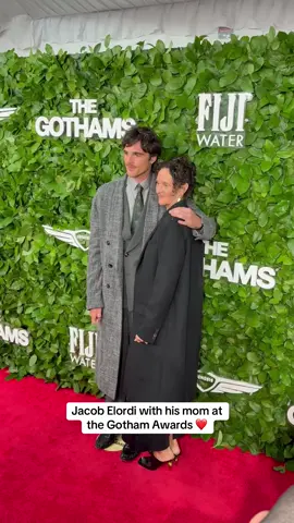 #JacobElordi with his mom at the #GothamAwards.