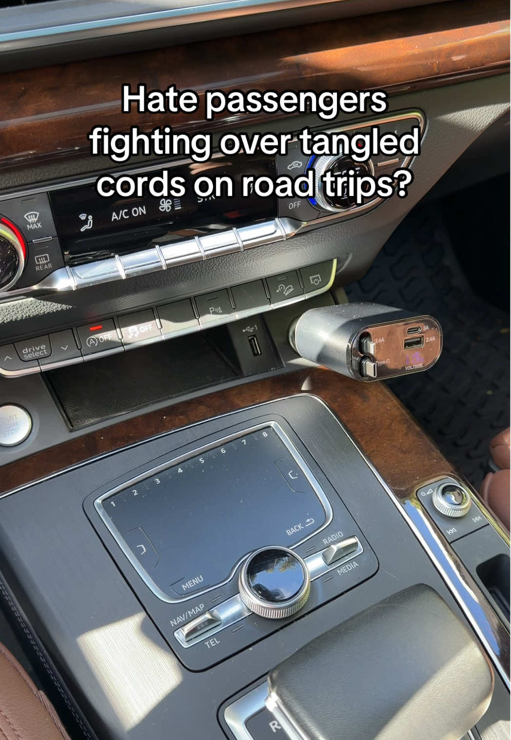 I love this thing! It's so cheap to always have power for my passengers. Grab it before it sells out again! #tiktokshopblackfriday #carcharger #carcharger4in1 #cars #cartok 