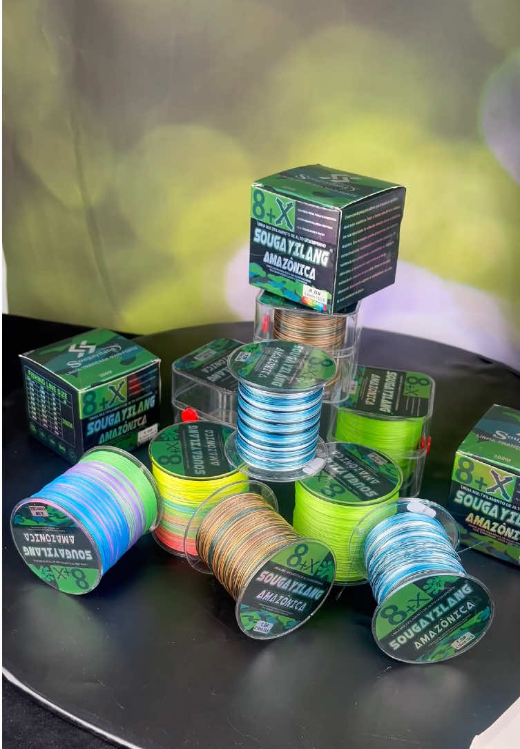 Linha de pesca trançada multifilamento prática e conveniente. #GrandeCaptura  #Pike  #PeixePredador  #PescaEmLagoa  #PescaNoBrasil 