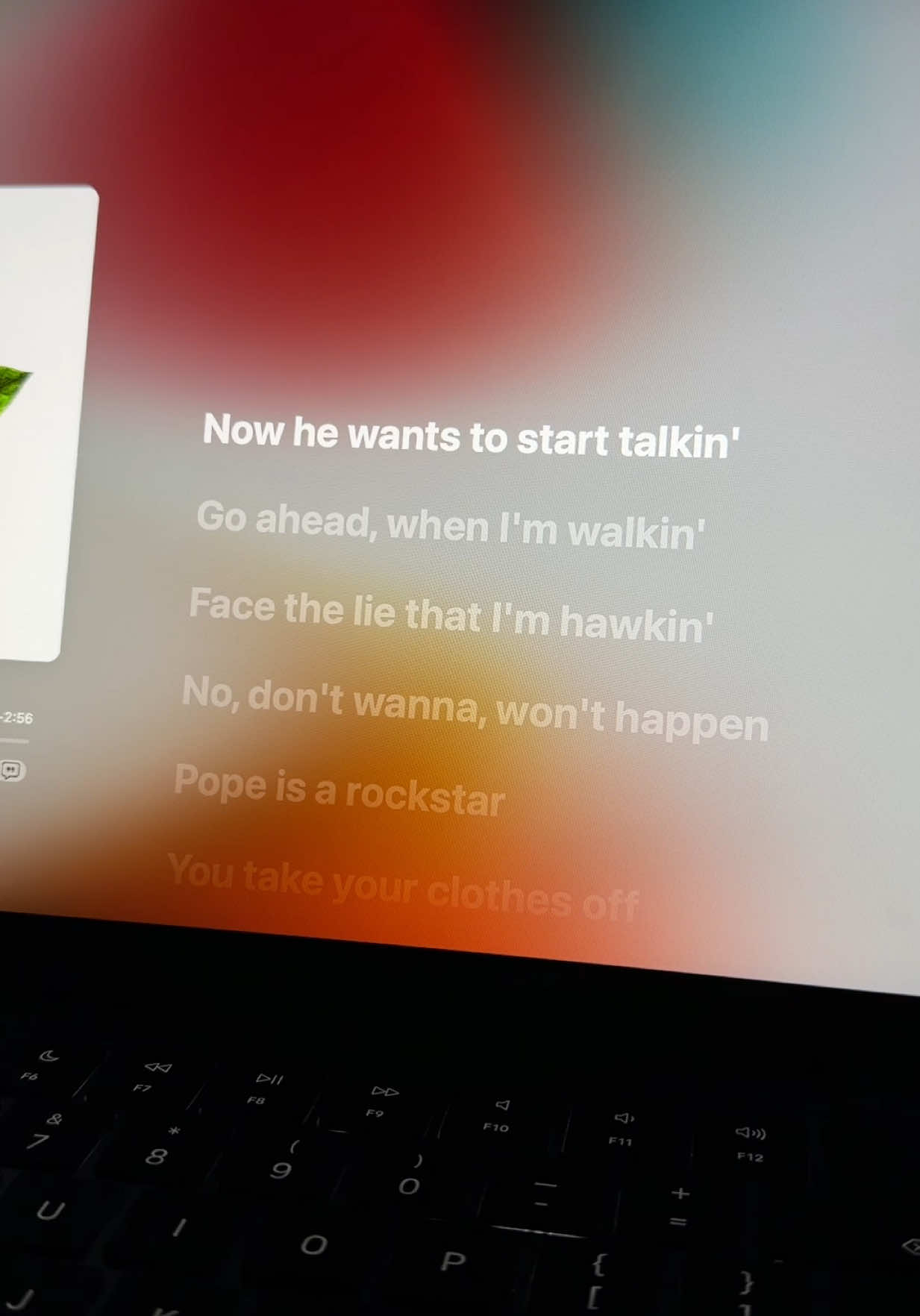 #popeisarockstar #lyrics #applemusic #audio 