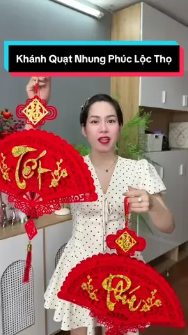 Trả lời @Nguyễn Ron [Tặng Móc Treo] Khánh Quạt Nhung Phúc Lộc Thọ Tết Chất Liệu Nỉ Nhung 3D Tặng Kèm Móc Dán Hàng Size To(78x45). Khánh Nhung Treo Tết Decor Siêu Đẹp.Phụ Kiện Trang Trí Tết  #trangtritet #tetnam2026 #khanhquat2026 #cindythuytichcuc