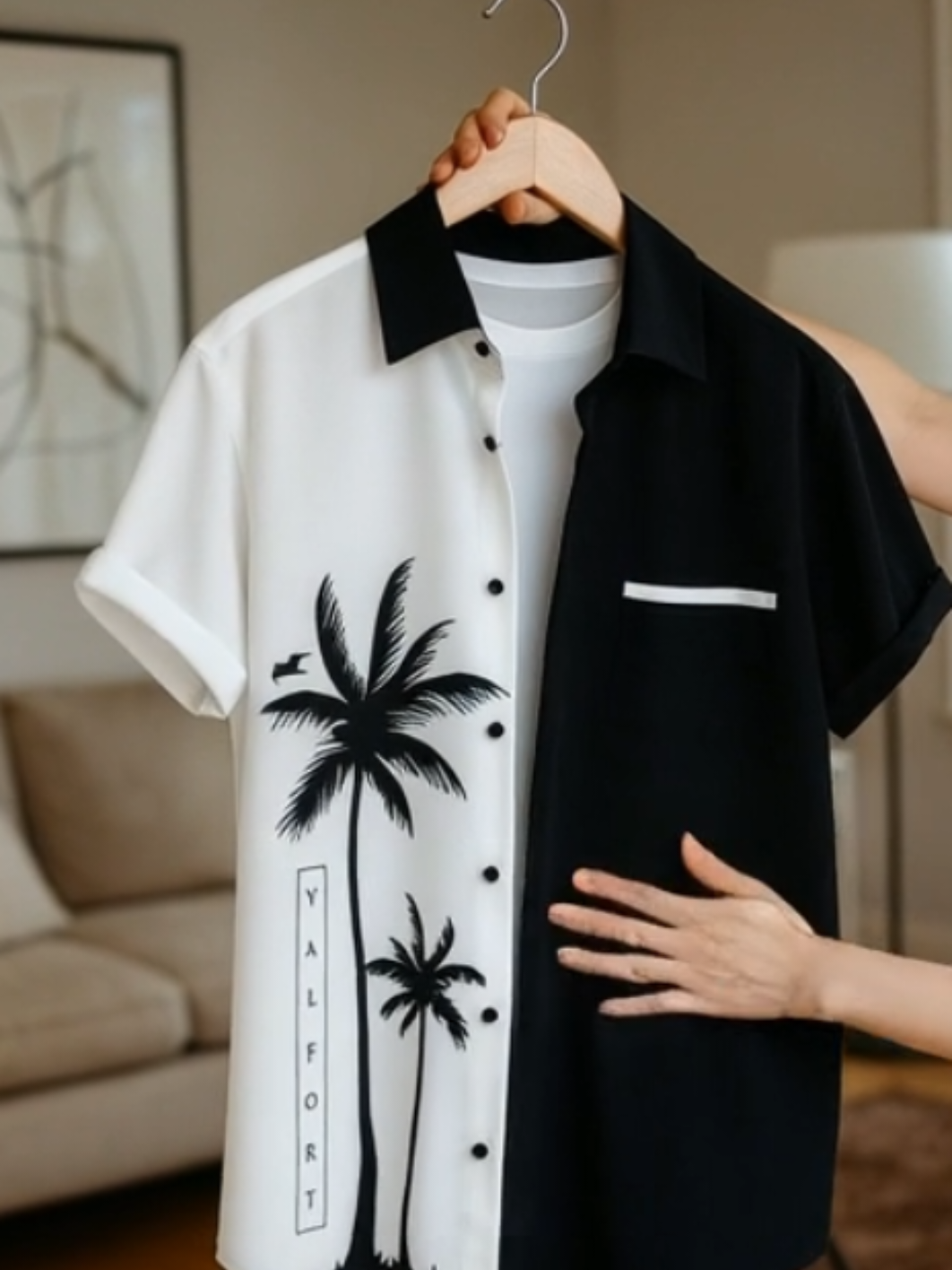 kemeja lengan pendek #kemejapria #bajpria #foryou 