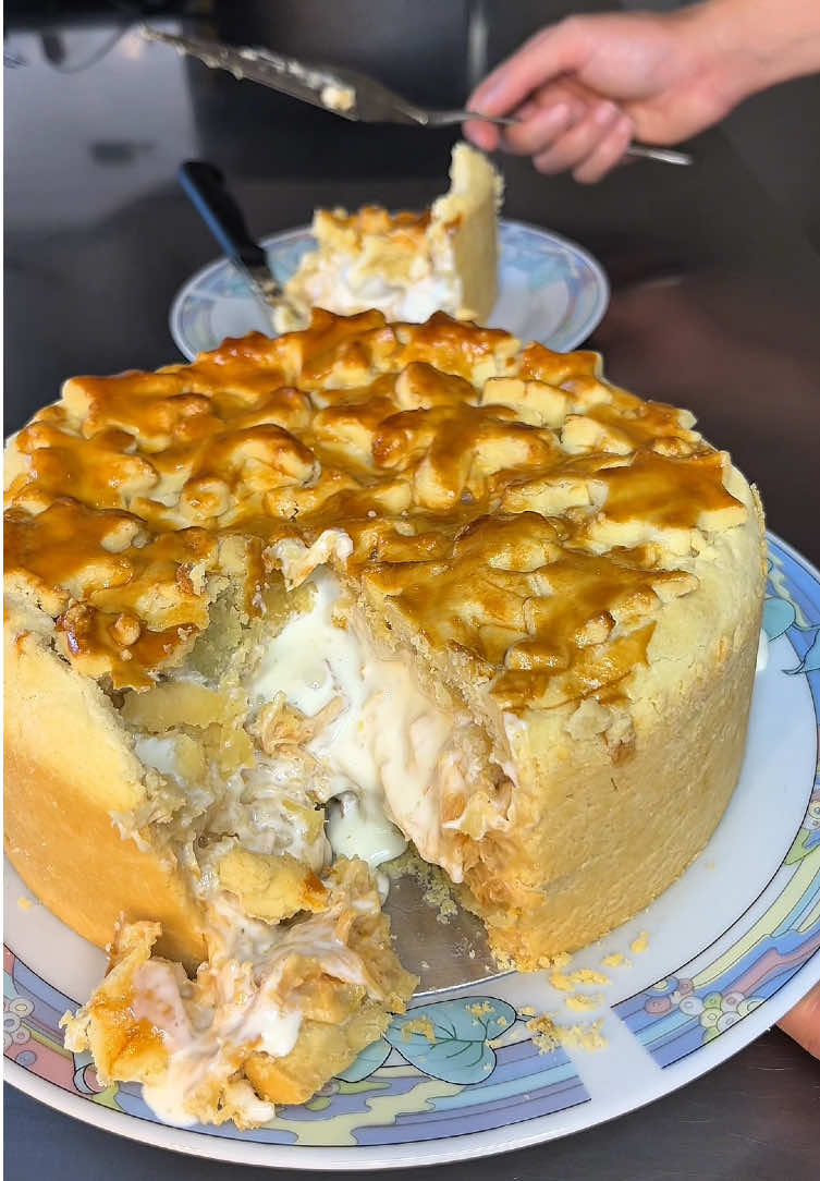 Quer aprender a fazer esse empadão e arrasar nesse Natal? Já comenta aqui RECEITA ✨💝 #empadao #natal #lanche #padaria #receitasimples       