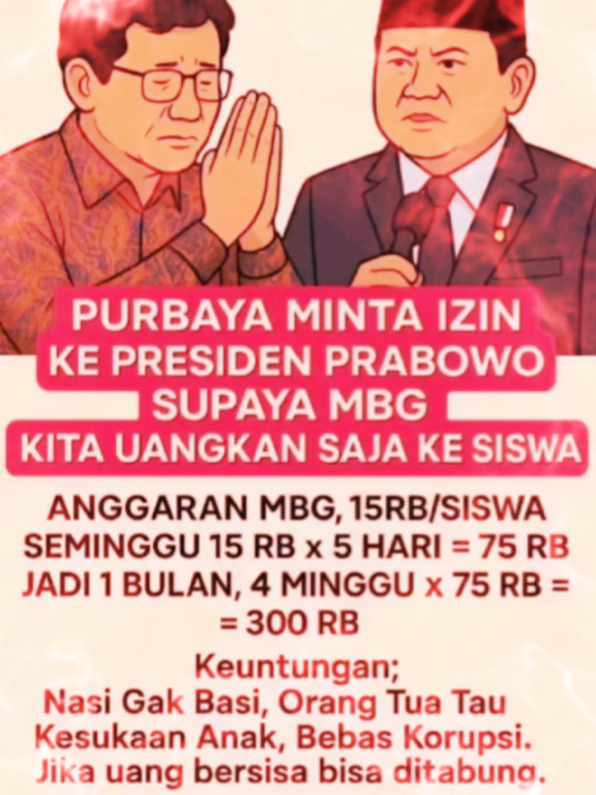 Siapa yg setuju klo MBG nya di uangkan☝️ Aku setuju kalo MBG di uangkan #tiktoviral  #jangkauansemuaorang #MBG