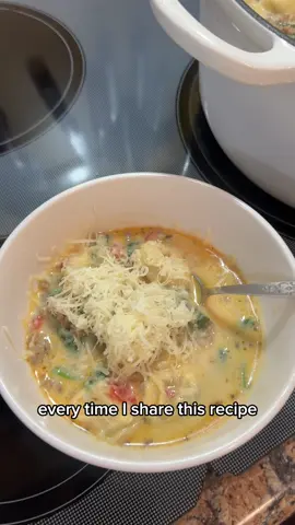 Our favorite lazy dinner.  It’s also pretty cheap… I brought proof tonight!  #SoupSeason #WeeknightDinner #ComfortFood #TortelliniSoup #EasyDinner 