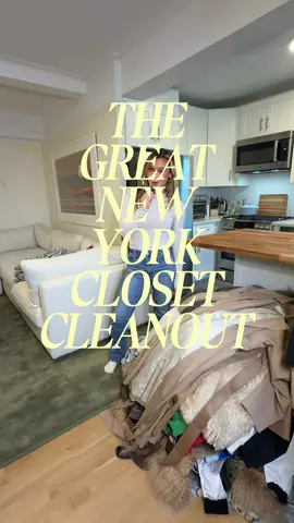The Great New York Closet Cleanout: Ep 1 #closetcleanout #closetorganization #nycapartment 