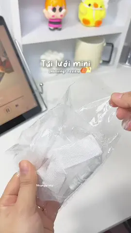 Nhỏ nhỏ xinh xinh 🌻🍒💝💋#tuiluoi #tuiluoimini #nhunggriviu #unbox #review #xuhuong