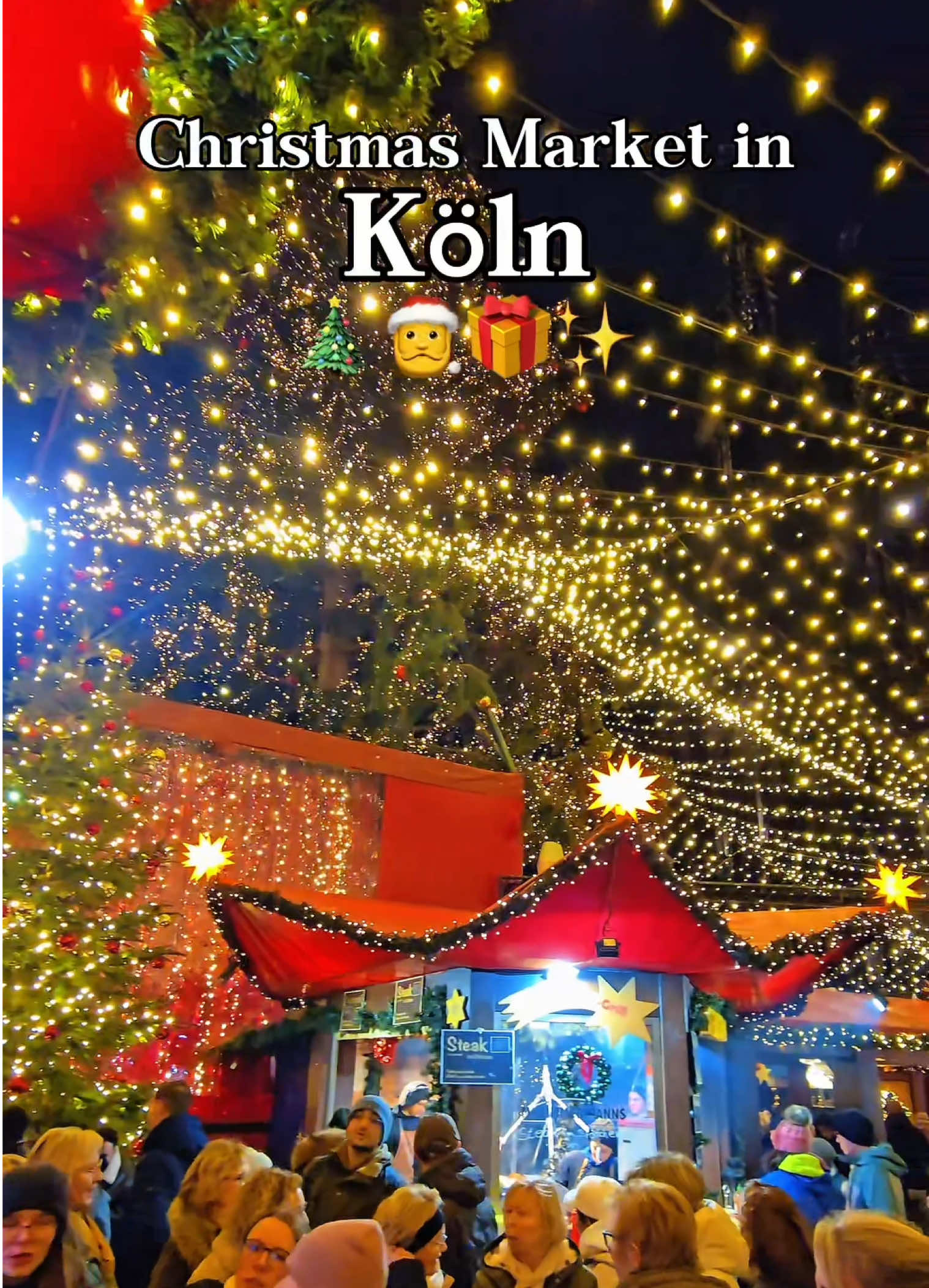 Cologne Christmas Market 2025 🎄✨ Under the Majestic Dom! 📅 Dates: 17. November 2025 – 23. Dezember 2025 🕒 Opening Hours: Sunday–Wednesday: 11:00 AM – 9:00 PM Thursday & Friday: 11:00 AM – 10:00 PM Saturday: 10:00 AM – 10:00 PM #CologneChristmasMarket #KölnDom #WeihnachtsmarktKöln #GermanyChristmas #XmasVibes 