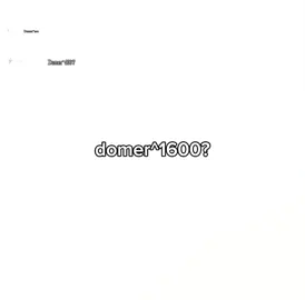 Domer^1600 #domer #fyp #XD #noflop #domer1600 