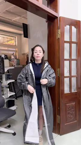 Áo mưa dây kéo tổ ong, áo mưa #aomua #aomuabo #aomuachongtham #aomuadong #xuhuong 